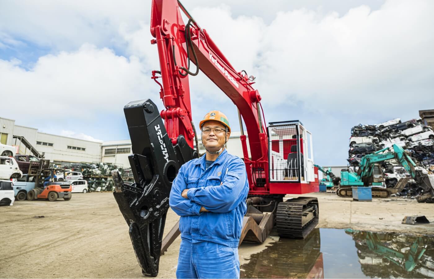 営業部部長の名嘉貞治さん