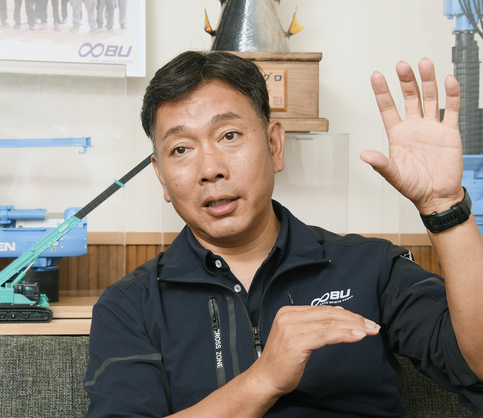 有限会社オオブ工業　代表取締役　岩永洋平さん