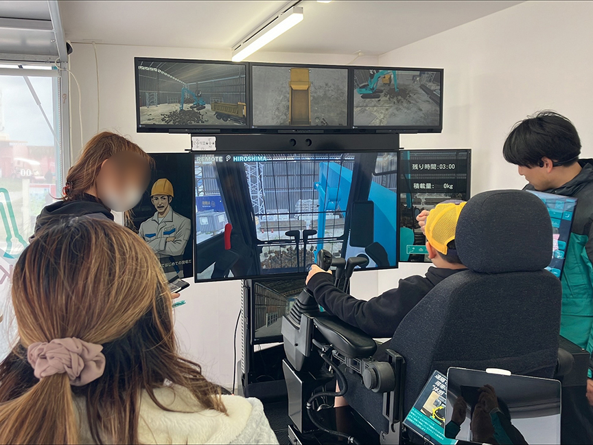 シミュレータ操作体験！