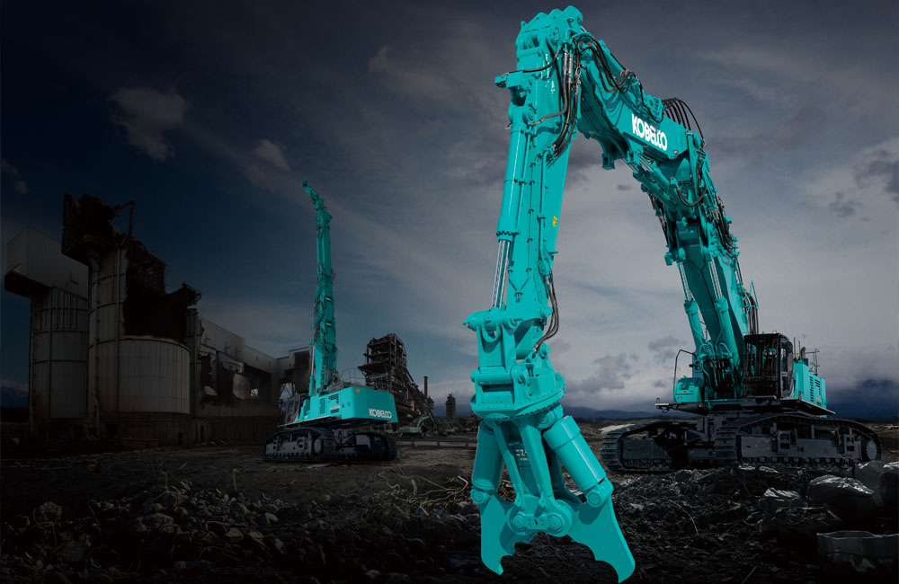大型建物解体機｜MADE BY KOBELCO - 世界共通品質｜コベルコ建機