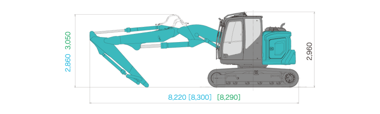 スペック｜SK135SRDLC-7｜コベルコ建機