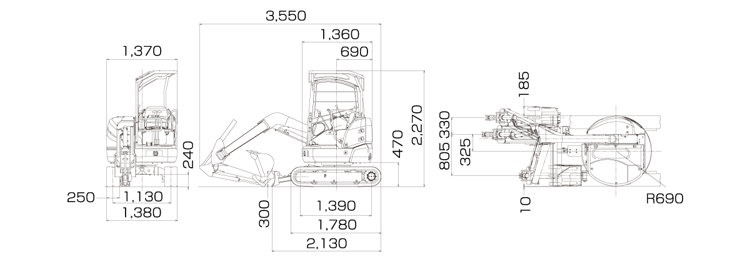 外形寸法図