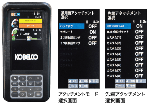 新型クラスタゲージ
