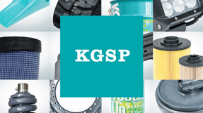 KGSP（Kobelco Global Service Parts）シリーズの建設機械用サービス部品イメージ