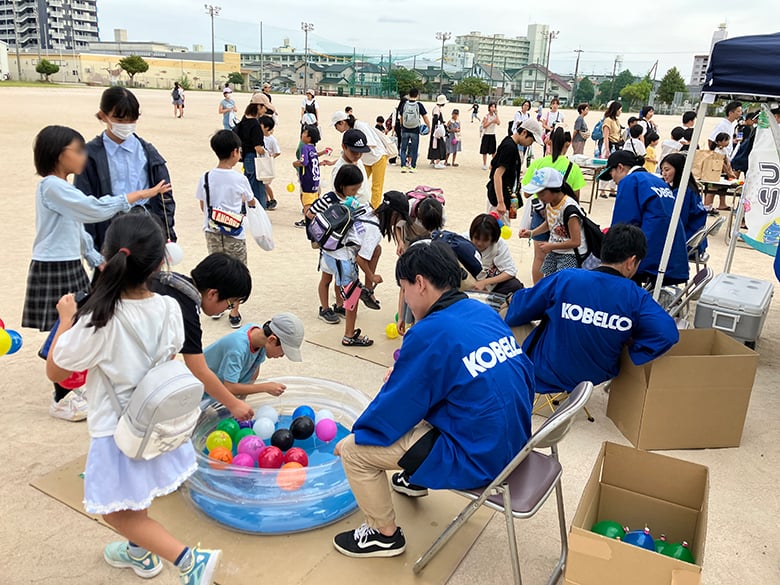五日市南小学校の夏祭りに参加しました！