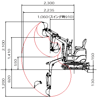 SK005-2 作動範囲図