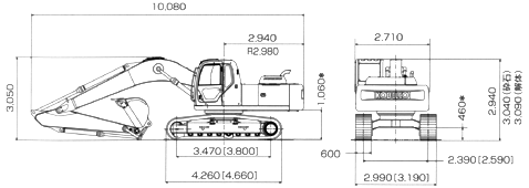 SK230[LC]-6ES 全体図