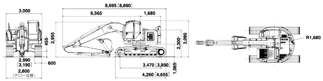 SK235SR-1ES 全体図