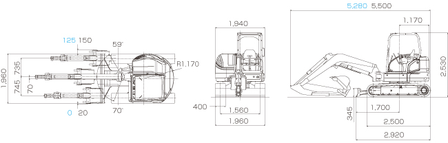 SK45SR-6｜ショベル生産終了機｜コベルコ建機