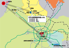 小学校再建 地図