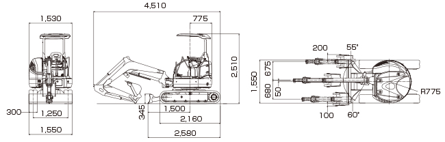 SK28SR-6｜ミニショベル | コベルコ建機 日本サイト