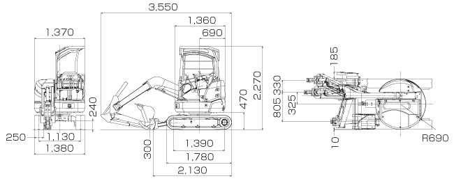 SK20UR-6 全体図