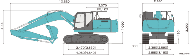 SK250[SK260LC]-9 | 製品情報 | コベルコ建機 日本サイト