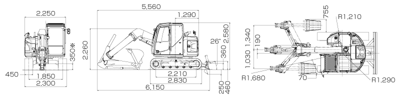 SK80SR-3E 全体図